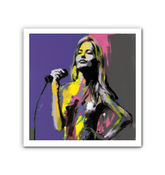 Serenity in Blue Minimalist Abstract Wrapped Canvas